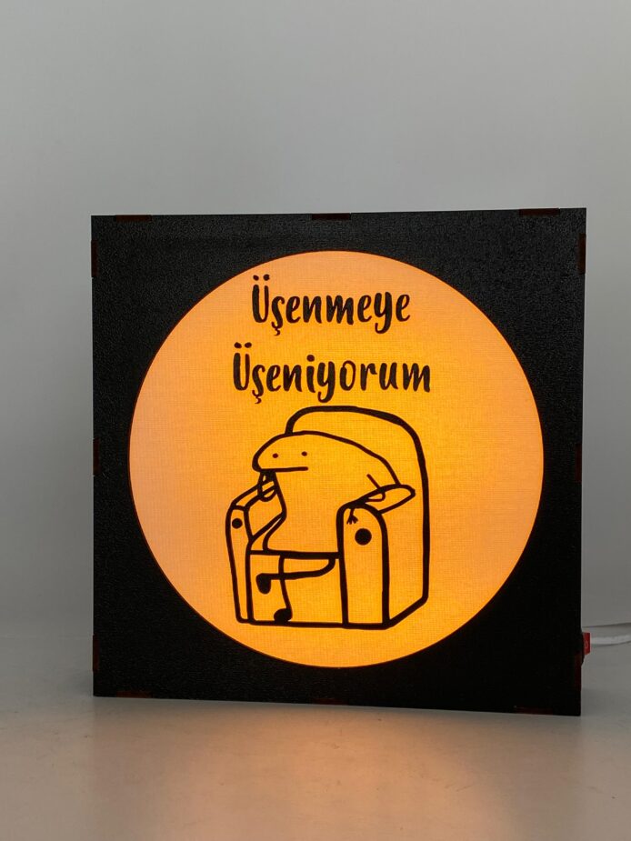 Üşenmeye üşeniyorum - Işıklı Dekor (Amber Işık)