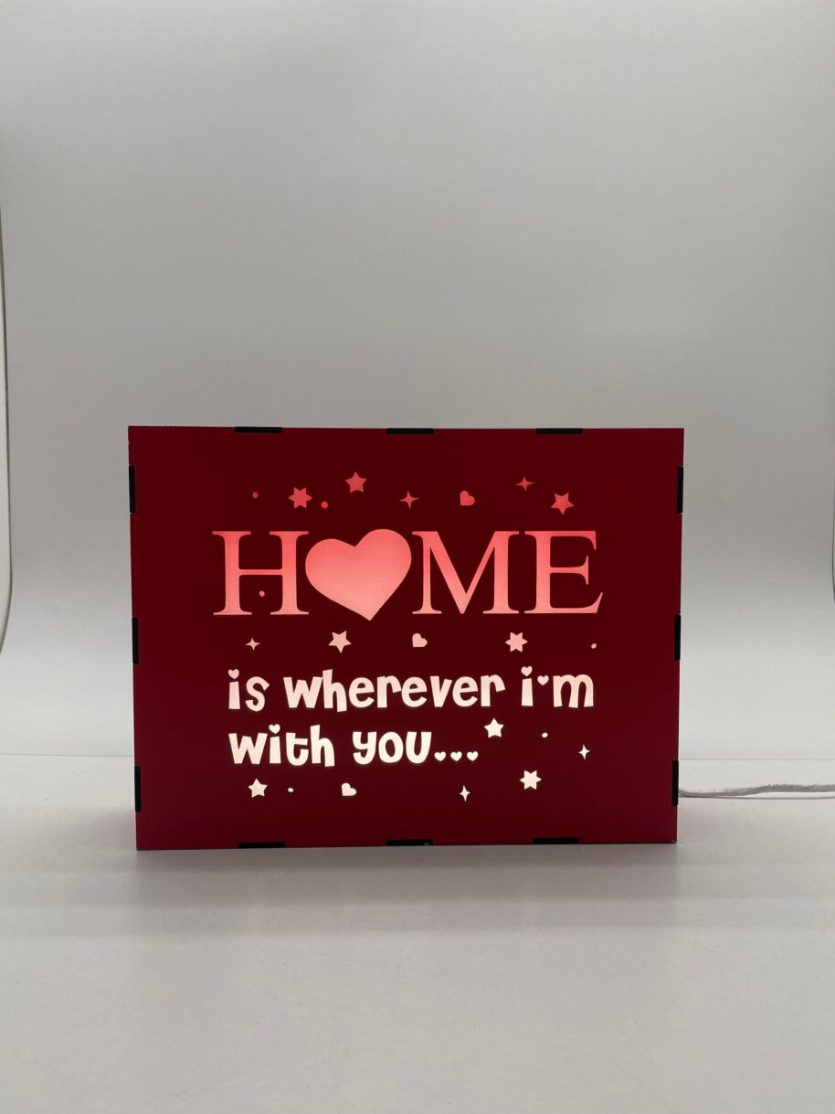 Home is Wherever I'm With You - Işıklı Dekor